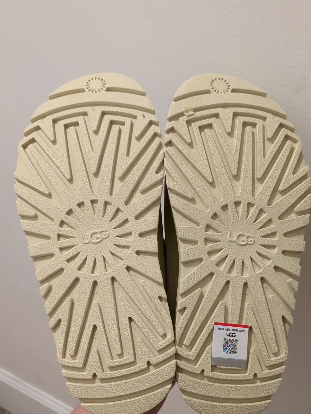 New UGG GoldenGlow Slide sandals